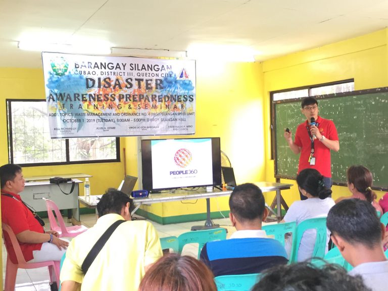 People360 CSR training in Brgy. Silangan - People360 Consulting Corporation